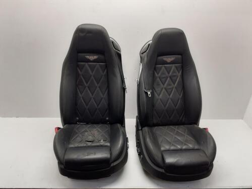 Bentley Continental GT 2008 Pair of Electric Leather Front Seats